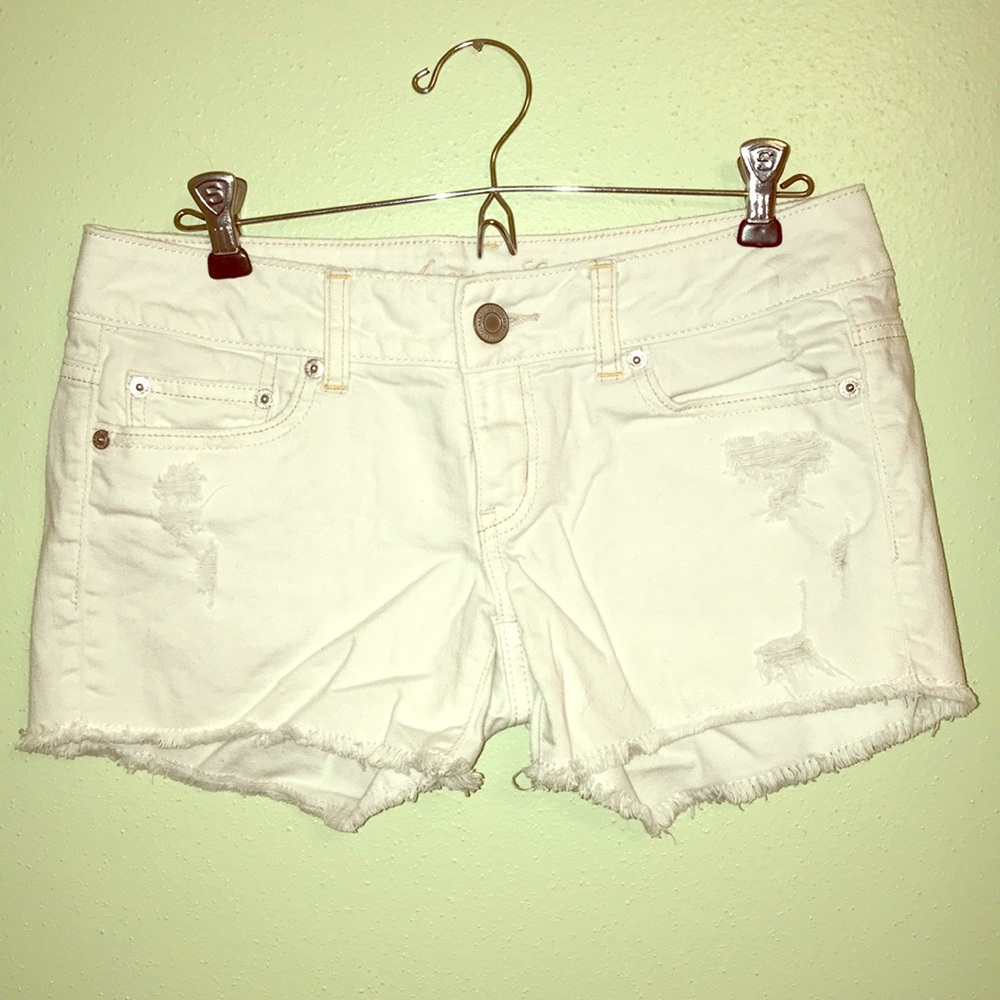 American Eagle White Shorts